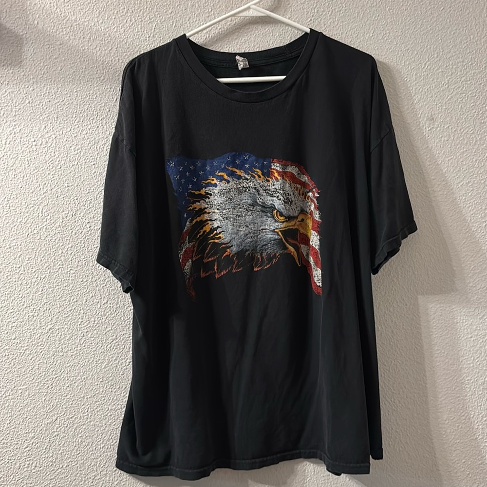 Alstyle American flag with Eagle graphic tee size 2XL
